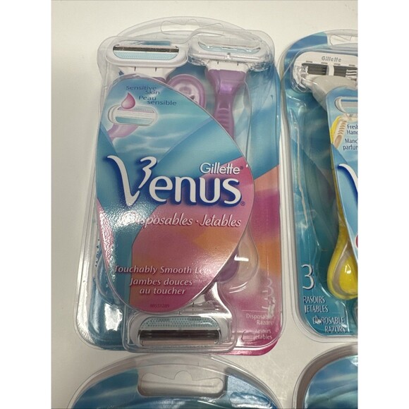 Gillette Venus Disposables LOT OF 18 - 6 Packs Tropical Smooth Legs Fresh Scent - Picture 7 of 14